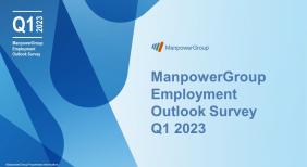 ManpowerGroup Employment Outlook Survey Q1 2023