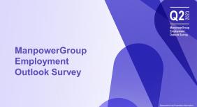 ManpowerGroup Employment Outlook Survey Q2 2023