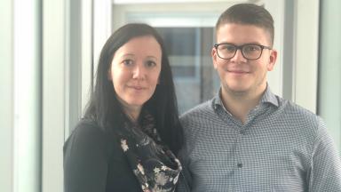 Recruiting-Kollegen Melanie und Thomas