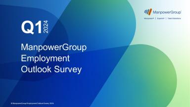 ManpowerGroup Employment Outlook Survey Q1/2024